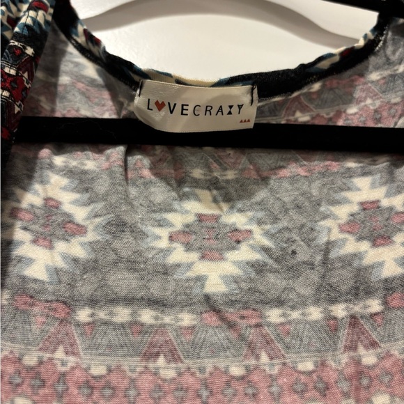 Women's Patterned Cardigan - Picture 2 of 4